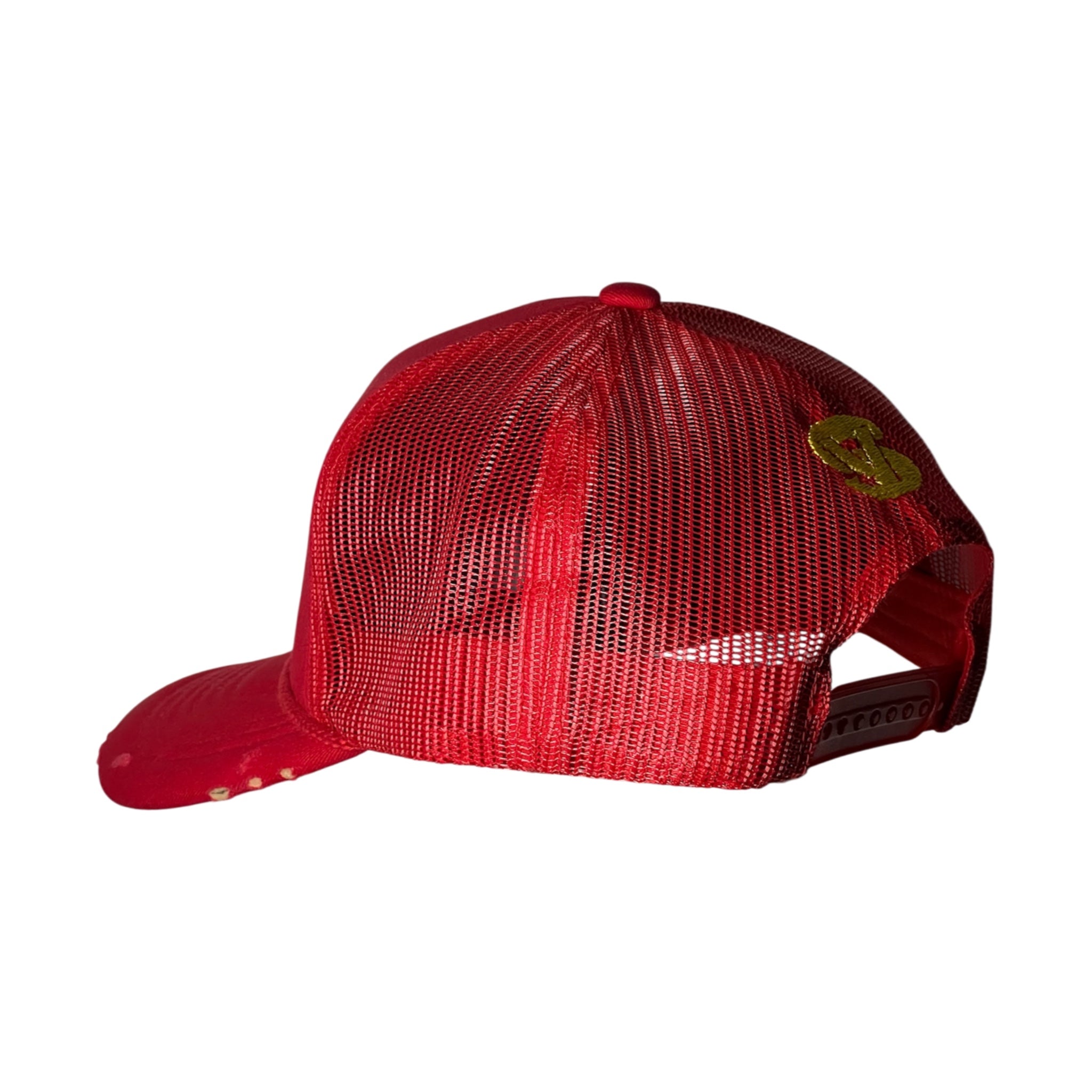 RED JAPAN TRCKR HAT