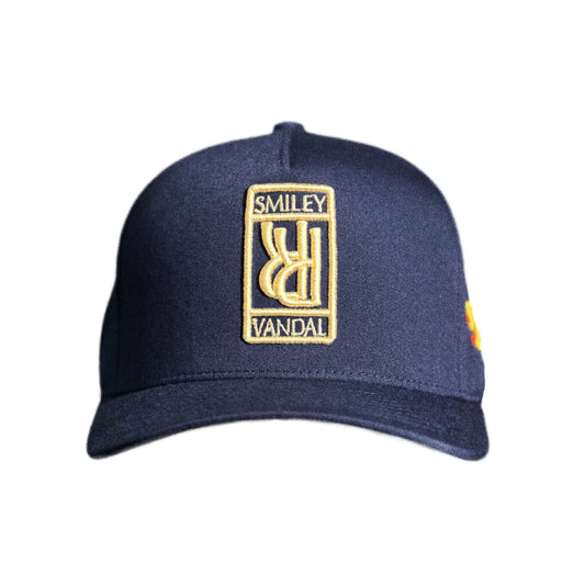 NAVY BLUE RR SNAPBACK