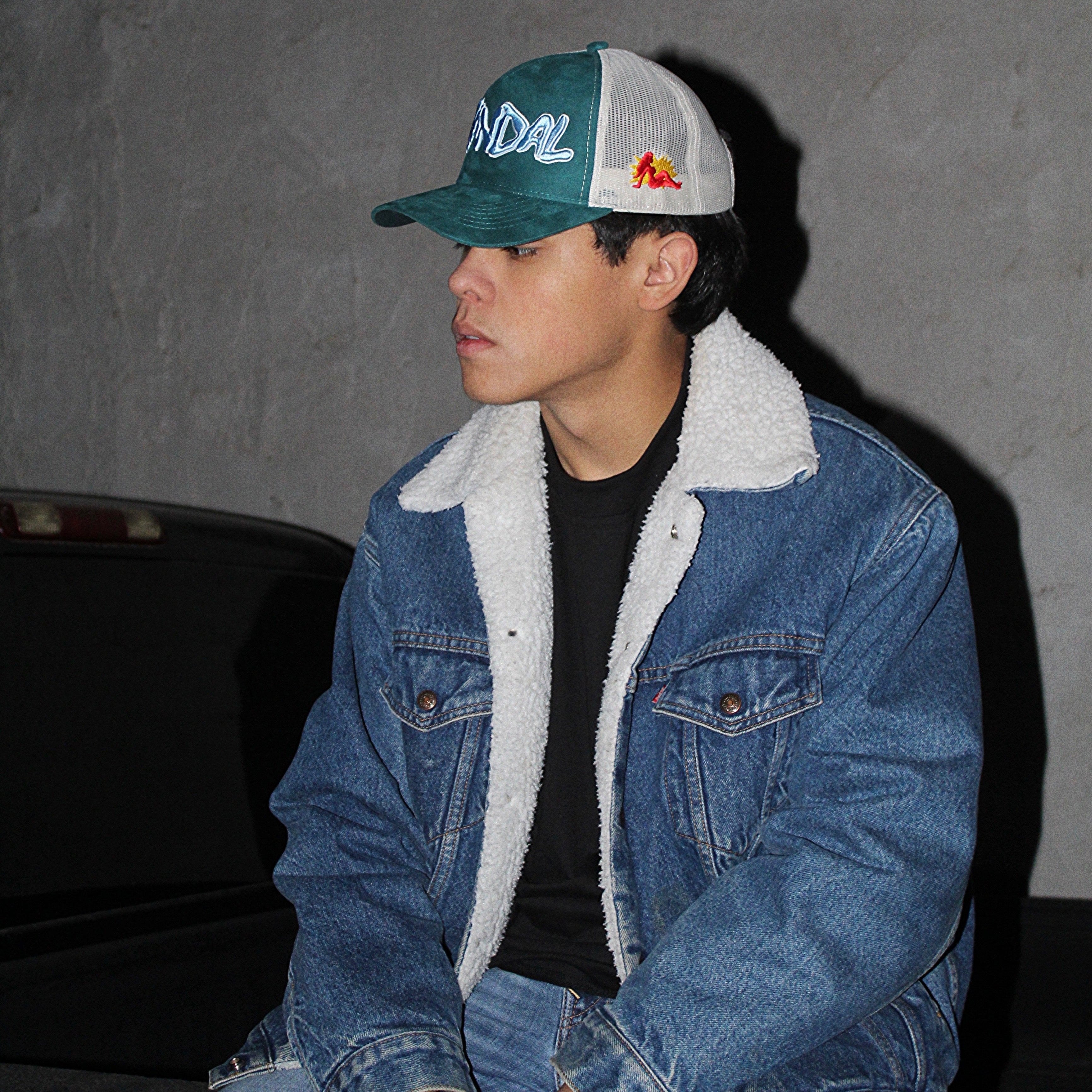 RED P*RN STAR TRCKR HAT
