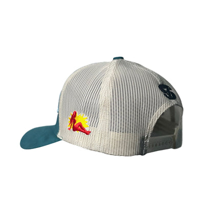 RED P*RN STAR TRUCKER HAT