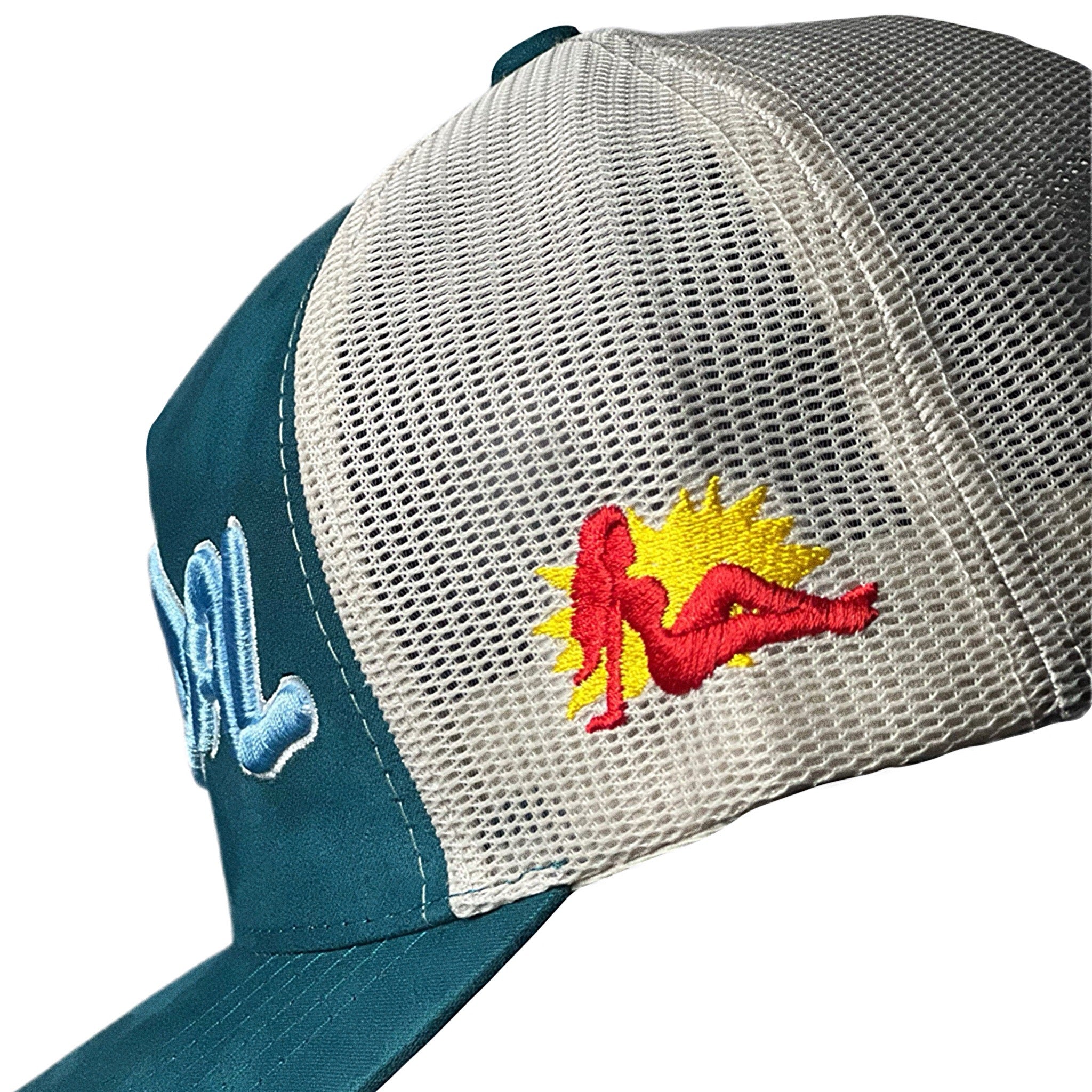 RED P*RN STAR TRCKR HAT